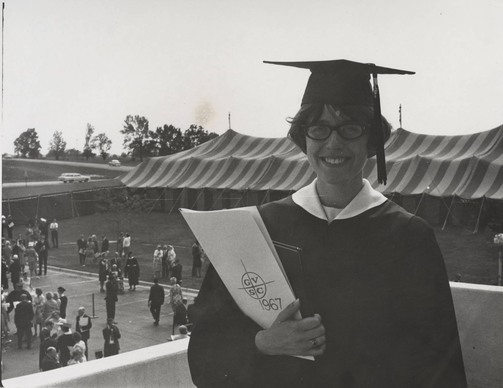 Grad at the first commencement.